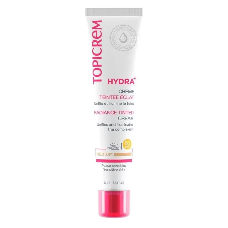 Topicrem Hydra+ Crème Teintée Eclat Medium 40ml - Univers Pharmacie