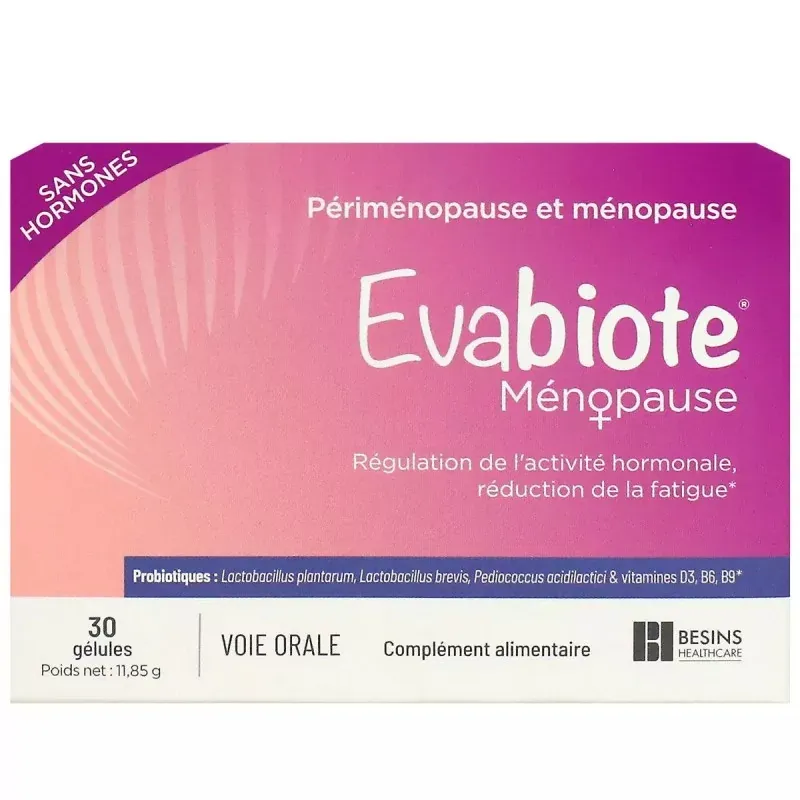 Evabiote Ménopause 30 gélules - Univers Pharmacie