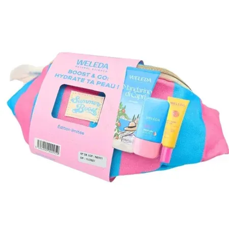 Weleda Boost & Go Hydrate ta Peau Sac Banane - Univers Pharmacie