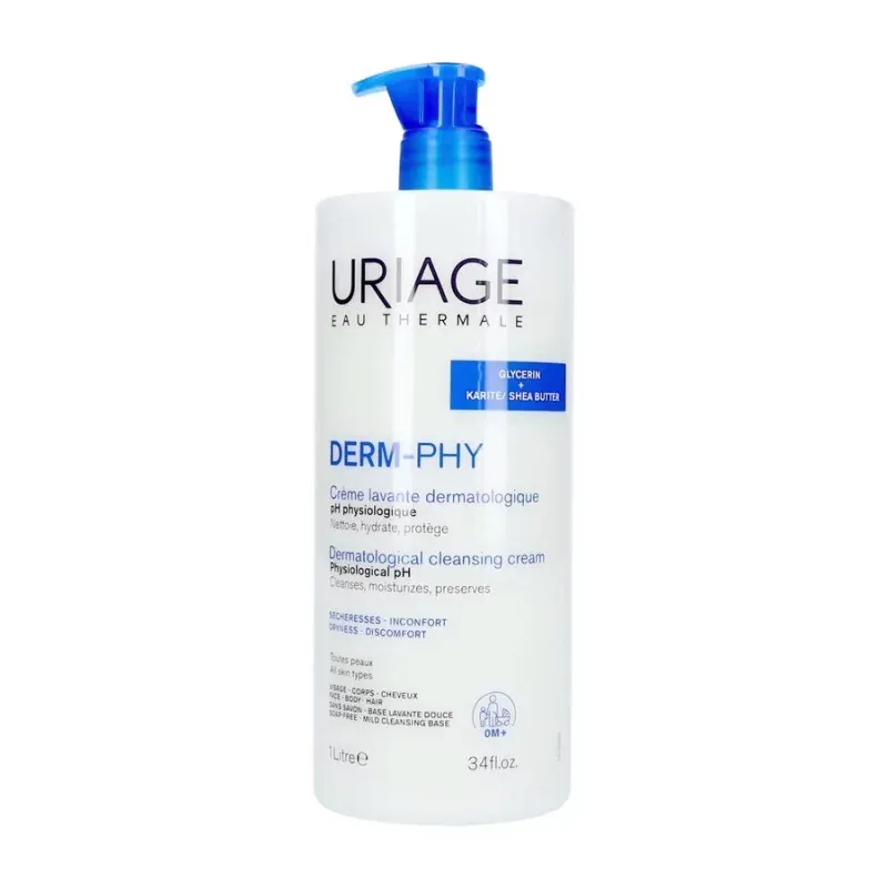 Uriage Derm-phy Crème Lavante Dermatologique 1L - Univers Pharmacie