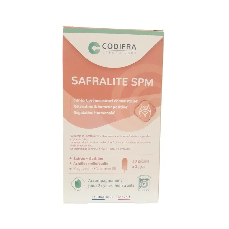 Codifra Safralité SPM 30 gélules - Univers Pharmacie