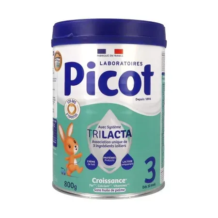 Picot Lait Croissance 3ème Age 800g - Univers Pharmacie