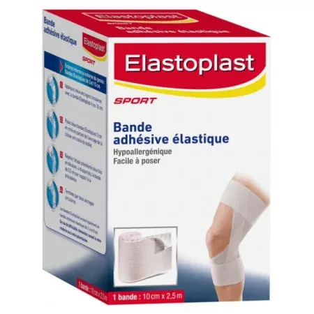Elastoplast Sport Bande Adhésive Élastique 10cmX2,5m - Univers Pharmacie
