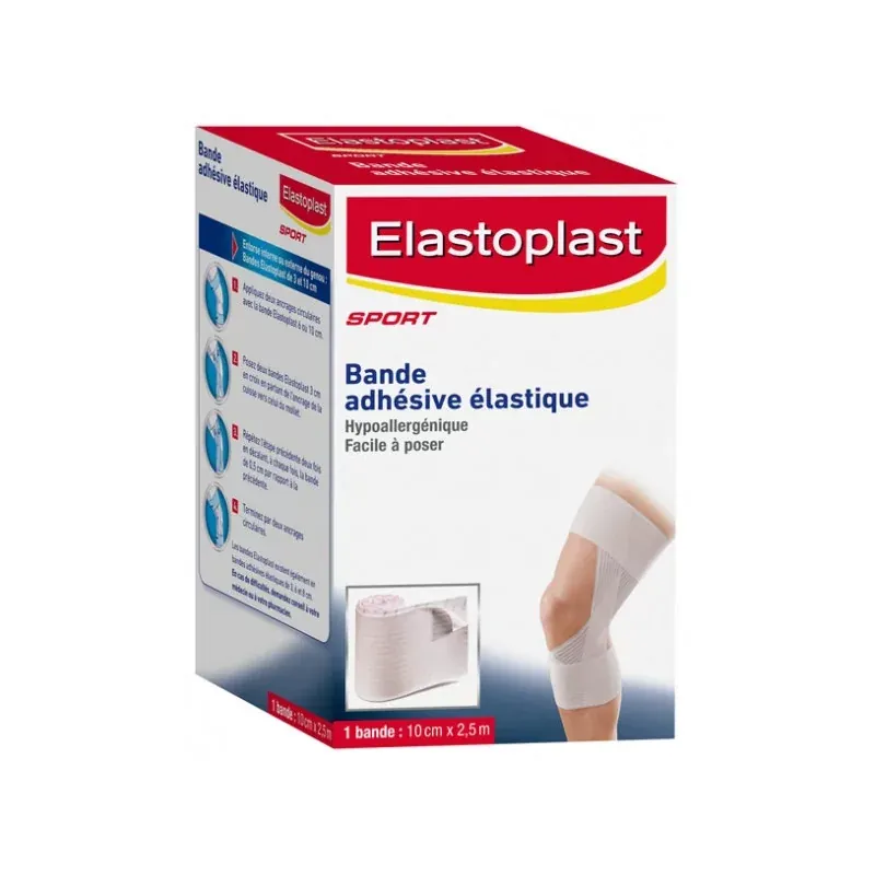Elastoplast Sport Bande Adhésive Élastique 10cmX2,5m - Univers Pharmacie