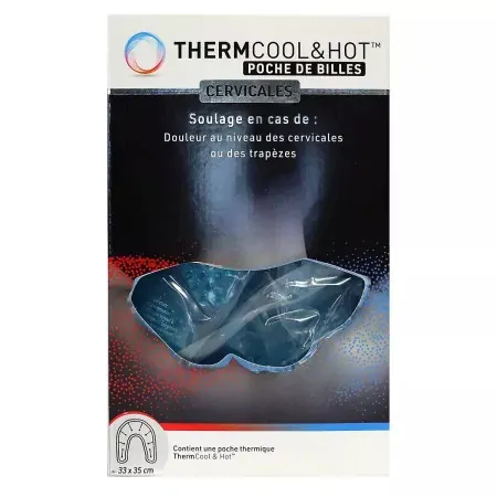 ThermCool&Hot Poche de Billes Cervicales 33X35cm - Univers Pharmacie