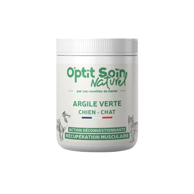 Les Recettes de Daniel O'ptit Soin Naturel  Argile Verte 900g - Univers Pharmacie