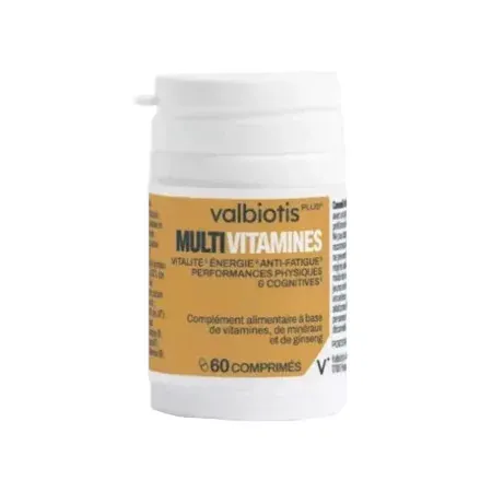 Valbiotis Plus Multivitamines  - Flacon de 60 comprimés
