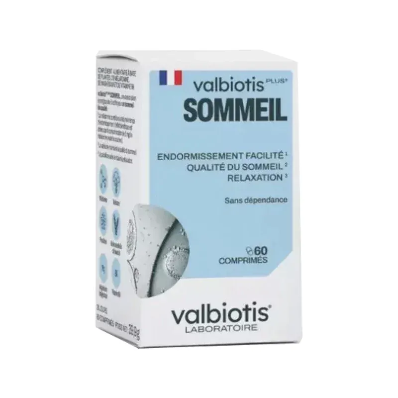Valbiotis Plus Sommeil 60 comprimés - Univers Pharmacie