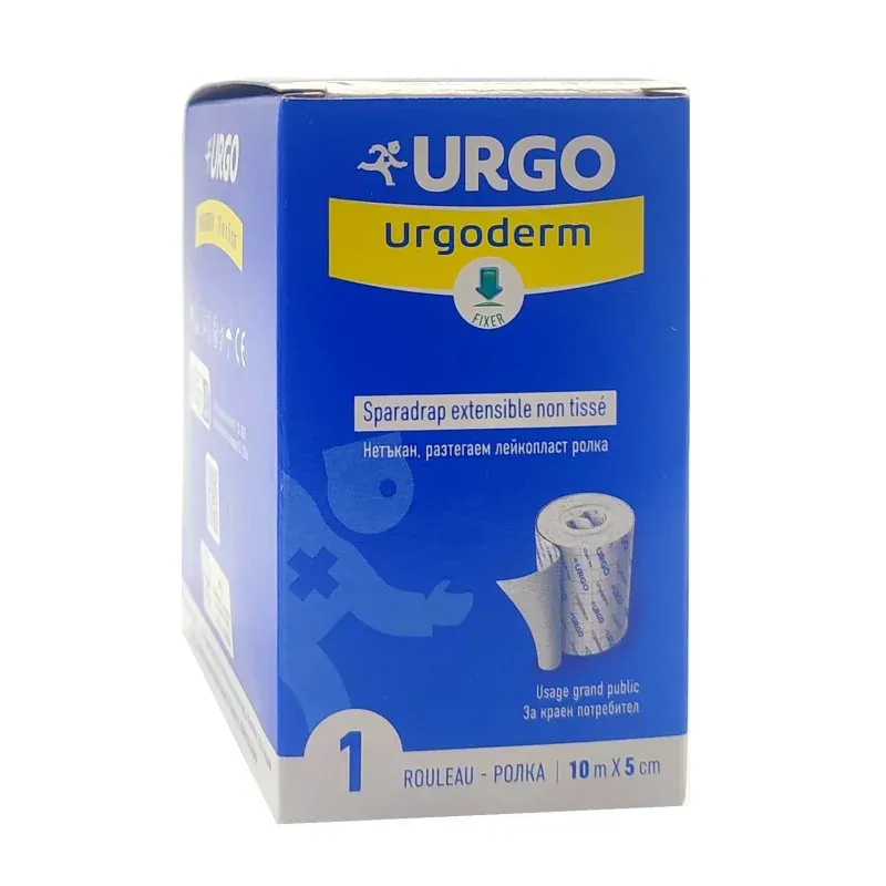 Urgo Urgoderm Sparadrap Extensible Non Tissé 10mX5cm - Univers Pharmacie