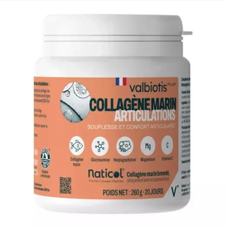 Valbiotis Plus Collagène Marin Articulations 260g - Univers Pharmacie