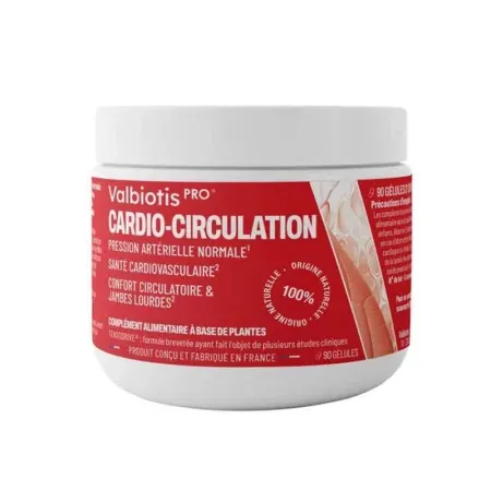 Valbiotis Pro Cardio-circulation 90 gélules - Univers Pharmacie