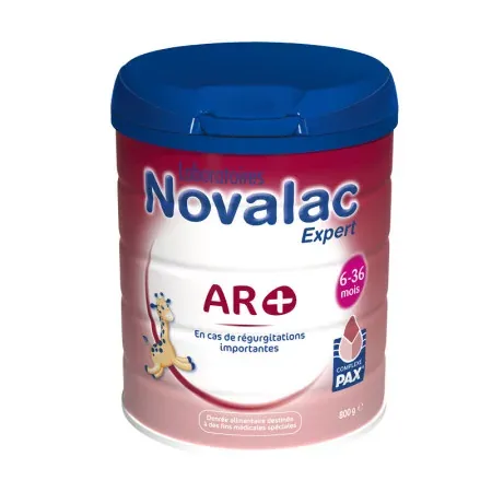 Novalac Expert AR+ Lait 6-36 mois 800g - Univers Pharmacie