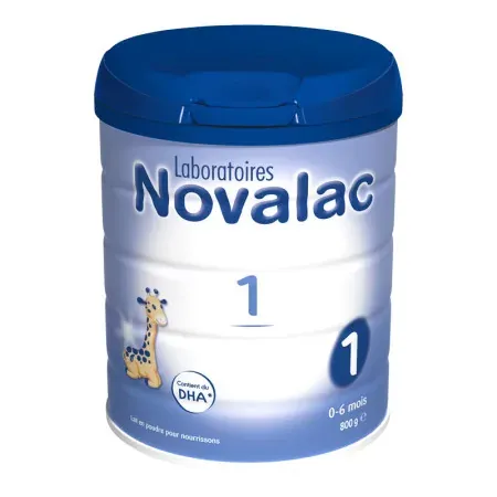 Novalac 1 0-6 mois 800g - Univers Pharmacie