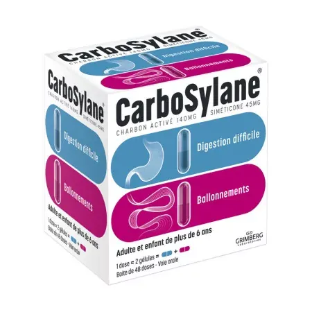CarboSylane 48 doses - Univers Pharmacie