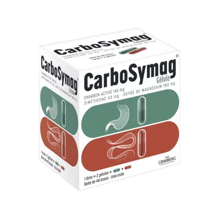 Carbosymag 48 doses - Univers Pharmacie