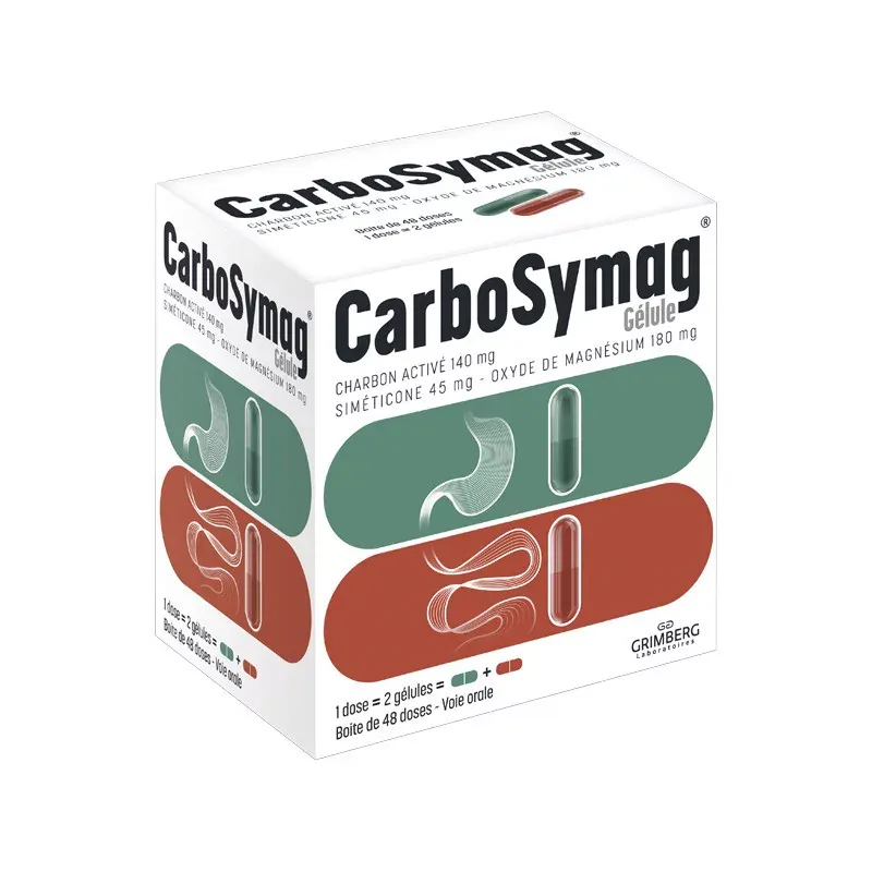 Carbosymag 48 doses - Univers Pharmacie