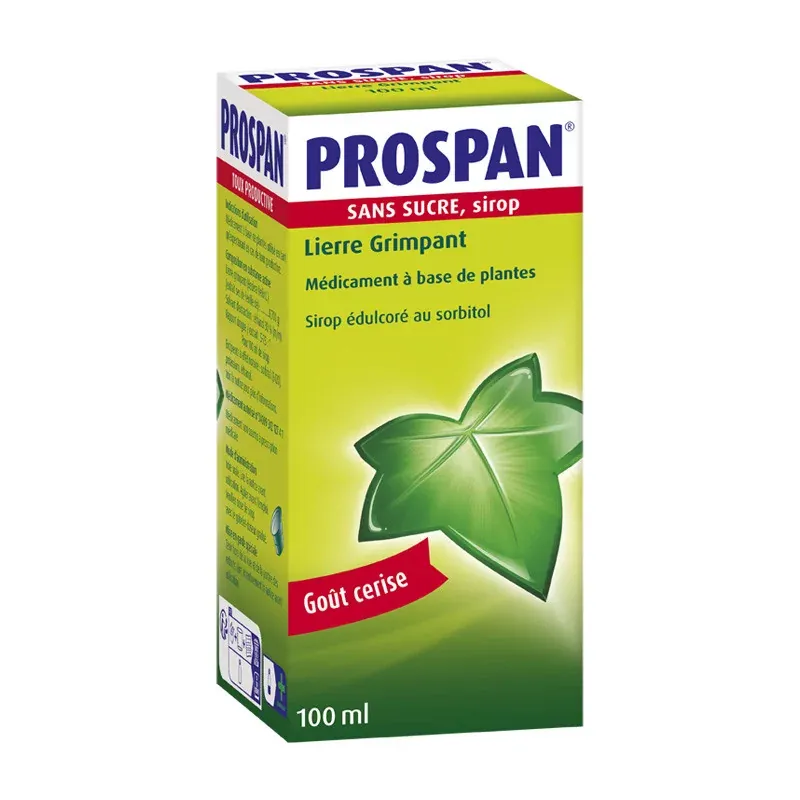 Prospan Sirop sans sucre 100ml - Univers Pharmacie