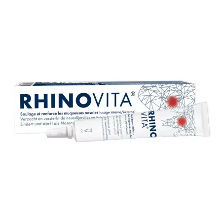 Rhinovita Pommade Nasale 17g - Boite et tube