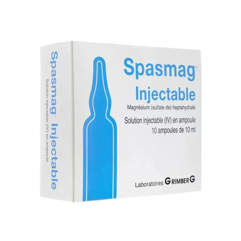 Spasmag Injectable 10ml 10 ampoules - Univers Pharmacie