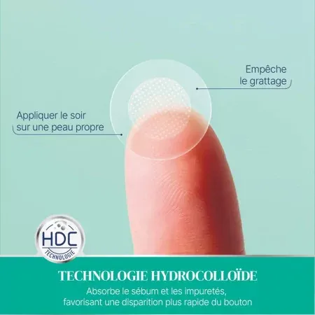 Urgo Boutons Peaux à Tendance Acnéique - Patchs hydrocolloïdes