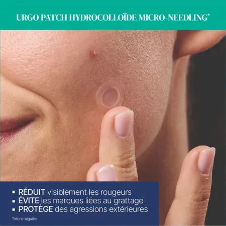 Urgo Boutons Peaux à Tendance Acnéique 9 patchs hydrocolloïdes - Application