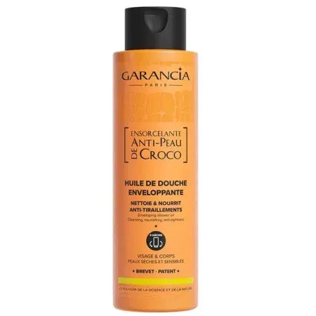 Garancia [Ensorcelante Anti-peau de Croco] Huile de Douche Enveloppante 400ml - Univers Pharmacie