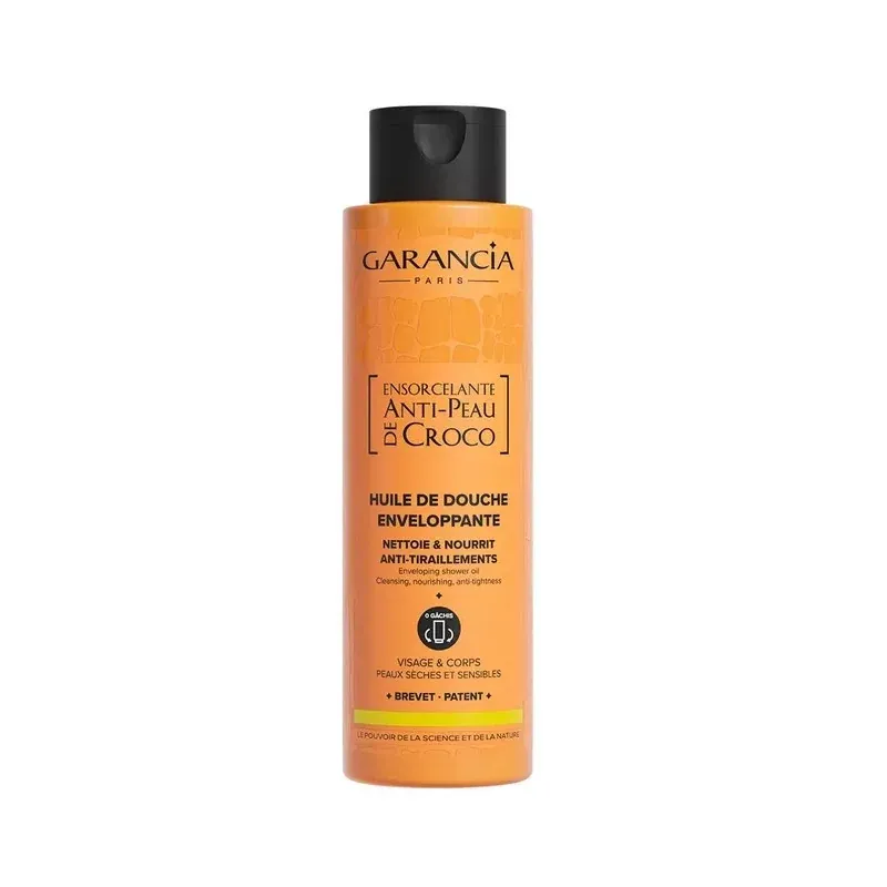 Garancia [Ensorcelante Anti-peau de Croco] Huile de Douche Enveloppante 400ml - Univers Pharmacie