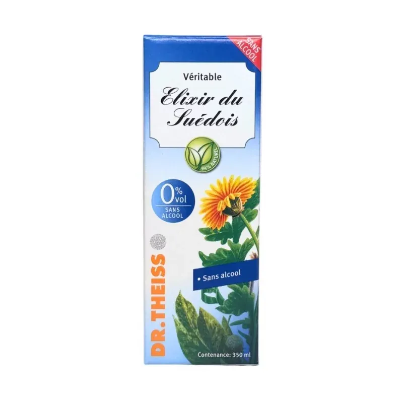 Dr.Theiss Elixir du Suédois Sans Alcool 350ml - Univers Pharmacie