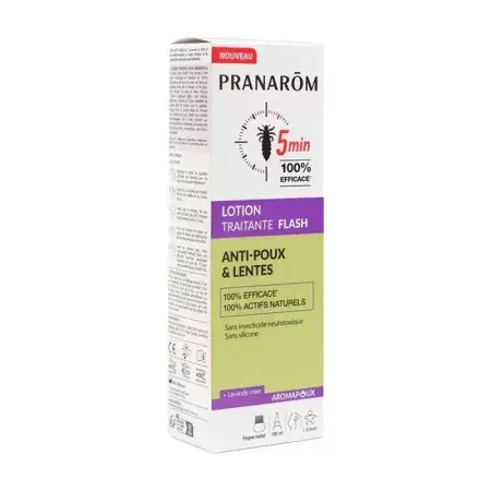 Pranarôm Lotion traitant FLASH Anti-poux et Lentes 100ml - Univers Pharmacie