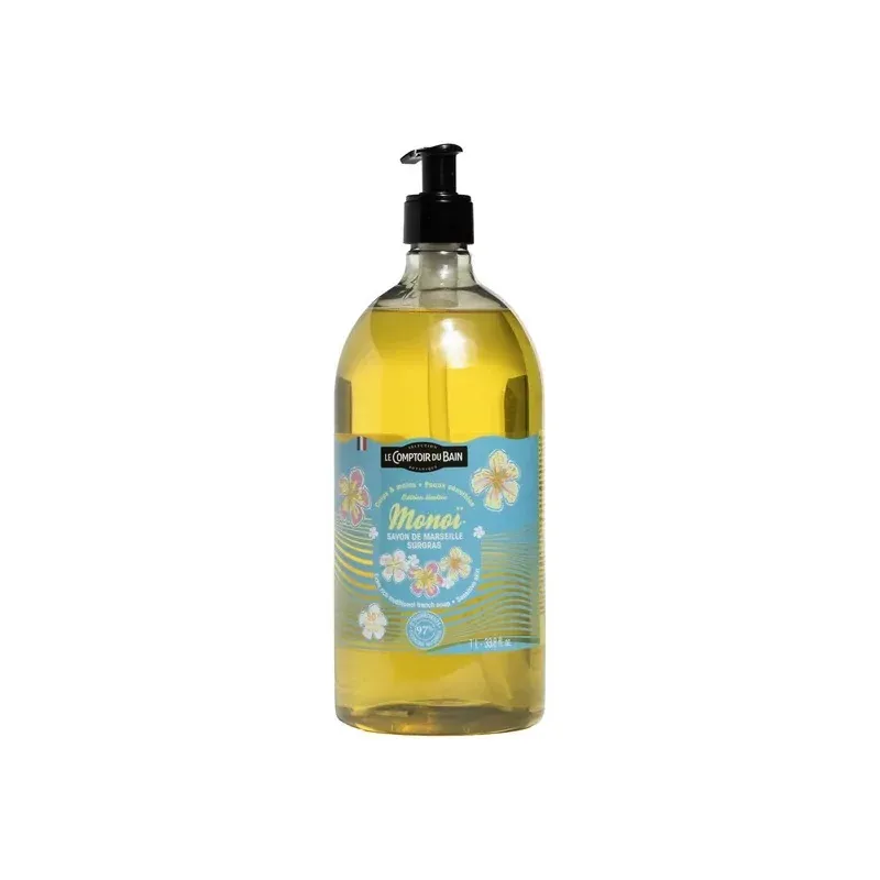 Le Comptoir du Bain Savon de Marseille Surgras Monoï 1L