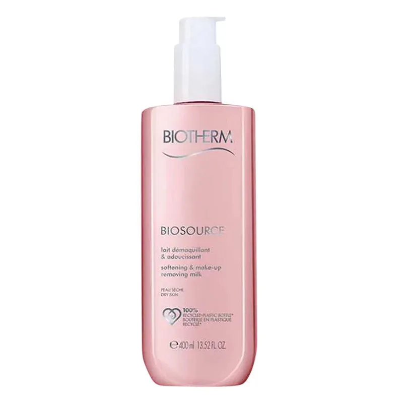 Biotherm Biosource Lait Démaquillant et Adoucissant 400ml - Univers Pharmacie