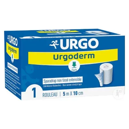Urgo Urgoderm Sparadrap Non Tissé Extensible 5mX10cm - Univers Pharmacie