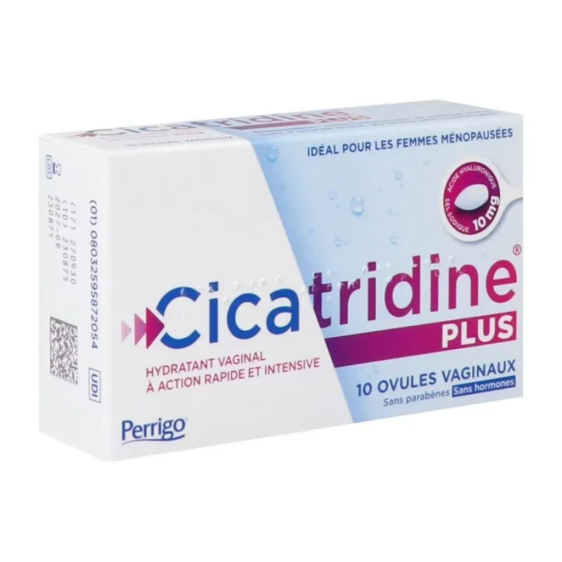 Cicatridine Plus 10 ovules vaginaux - Univers Pharmacie