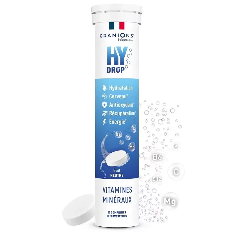 Granions Hydrop Arôme Neutre 20 comprimés effervescents