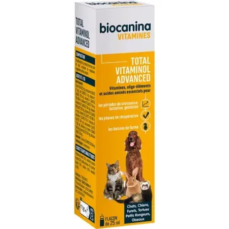 Biocanina Vitamines Total Vitaminol Advanced 25ml - Univers Pharmacie