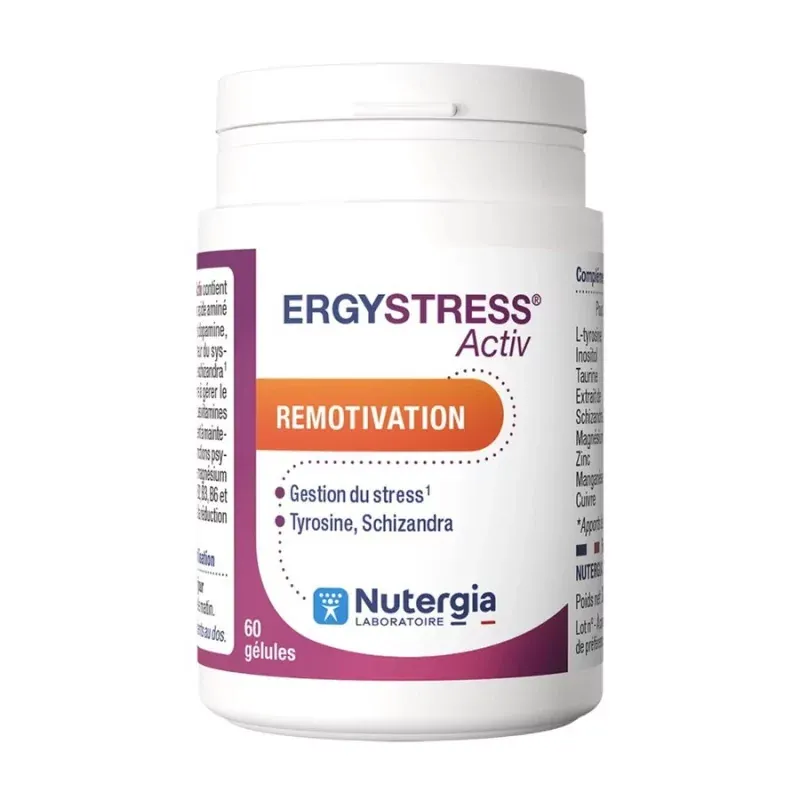 Nutergia ErgyStress Activ 60 gélules - Univers Pharmacie