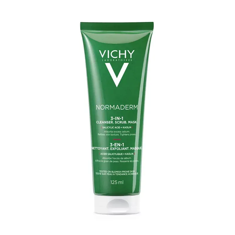 Vichy Normaderm Masque + Exfoliant + Nettoyant 125ml - Univers Pharmacie