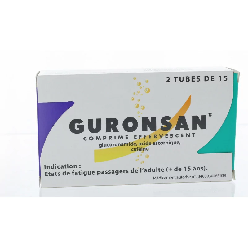 Guronsan Effervescent Tablets – for passing fatigue (suitable for