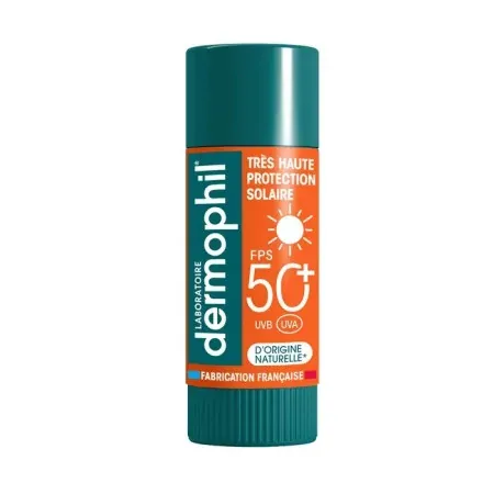 Dermophil Indien Dermophil Indien Stick Lèvres Haute Protection Solaire SPF50 4g - Univers Pharmacie