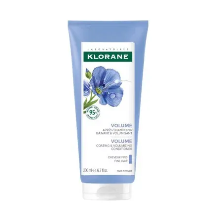 Klorane Baume Après-shampooing Volume Fibres de Lin 200ml - Univers Pharmacie