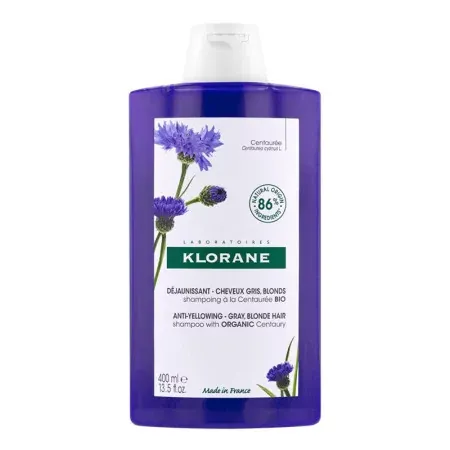 Klorane Shampooing Déjaunissant Centaurée 400ml - Univers Pharmacie
