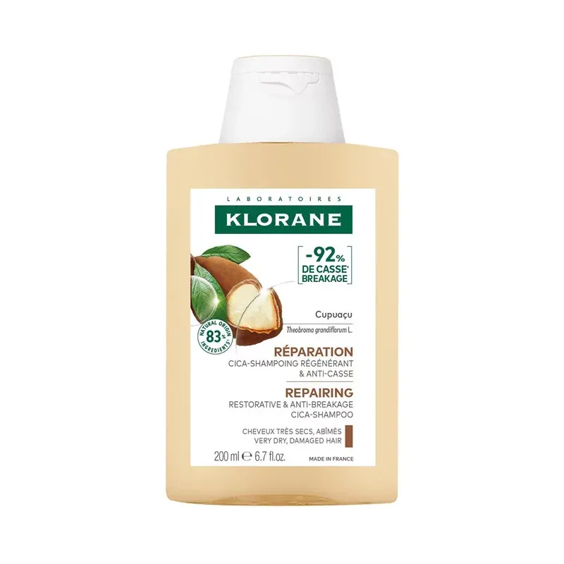 Klorane Réparation Cica-shampoing Régénérant & Anti-casse 200ml - Univers Pharmacie