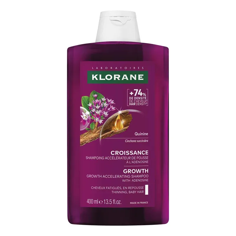 Klorane Croissance Shampoing Accélérateur de Pousse 400ml - Univers Pharmacie