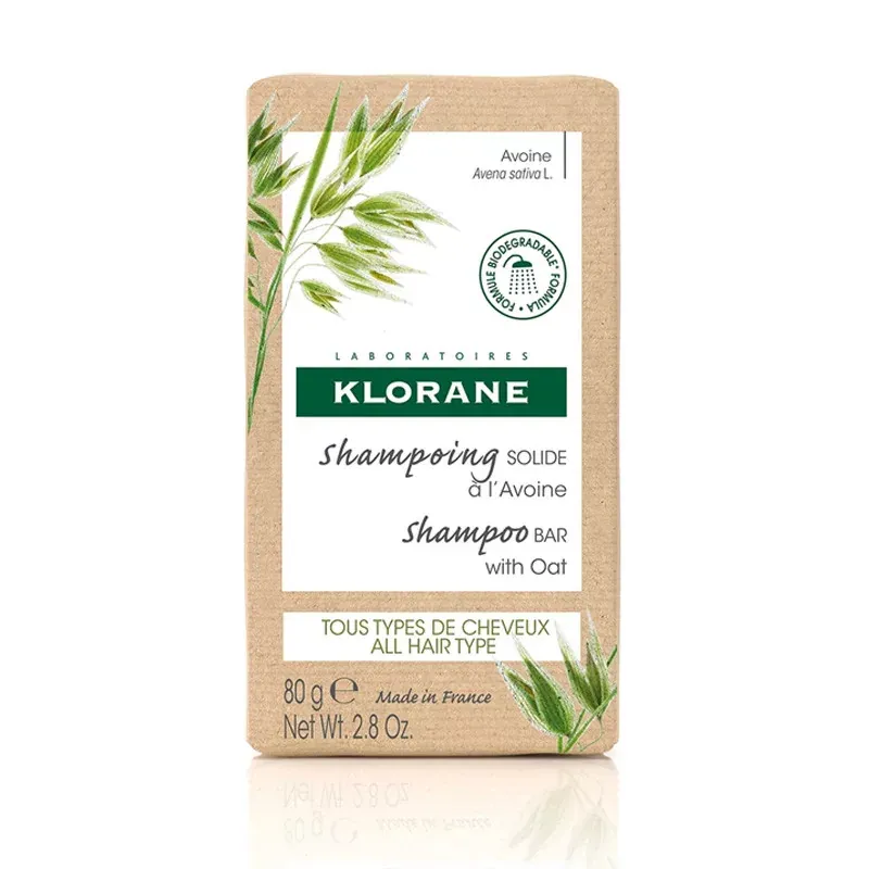 Klorane Shampoing Solide à l'Avoine 80g