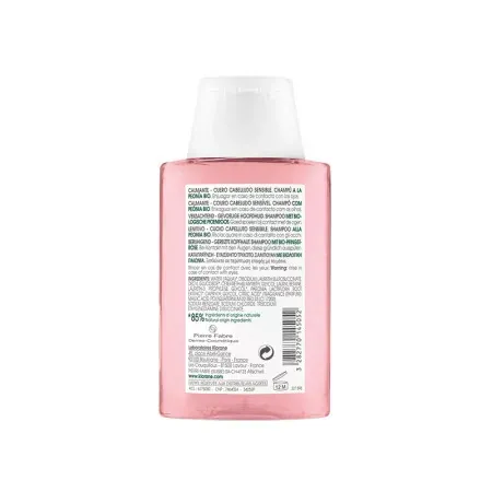 Klorane Shampoing Apaisant Pivoine Bio 100ml - Dos du flacon