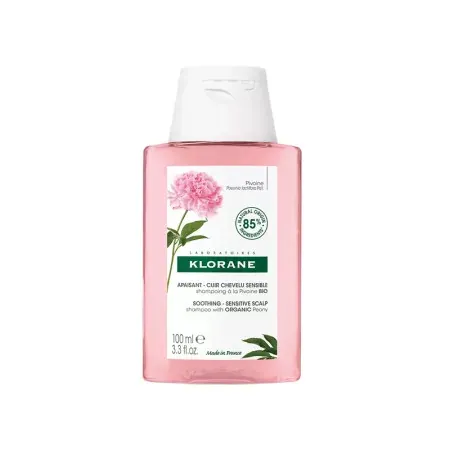 Klorane Shampoing Apaisant Pivoine Bio 100ml - Univers Pharmacie
