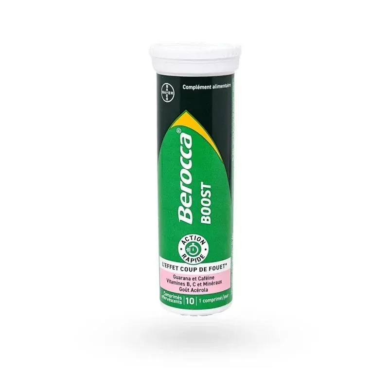 Berocca Boost Goût Acerola 10 comprimés - Univers Pharmacie