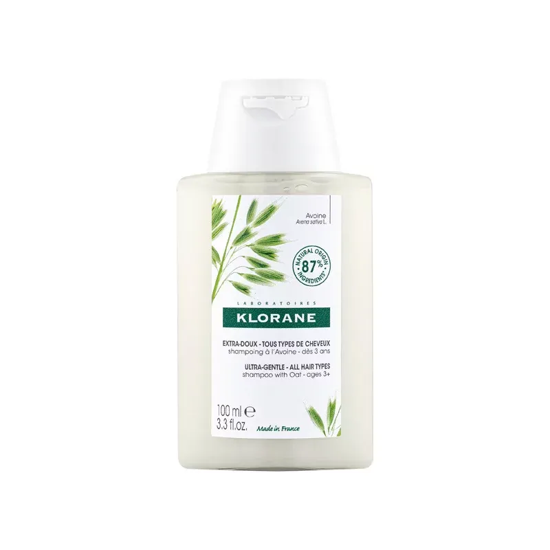 Klorane Shampooing au Lait d'Avoine 100ml - Univers Pharmacie