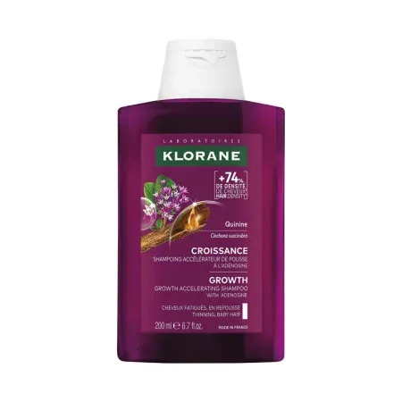 Klorane Croissance Shampoing Accélérateur de Pousse 200ml - Univers Pharmacie