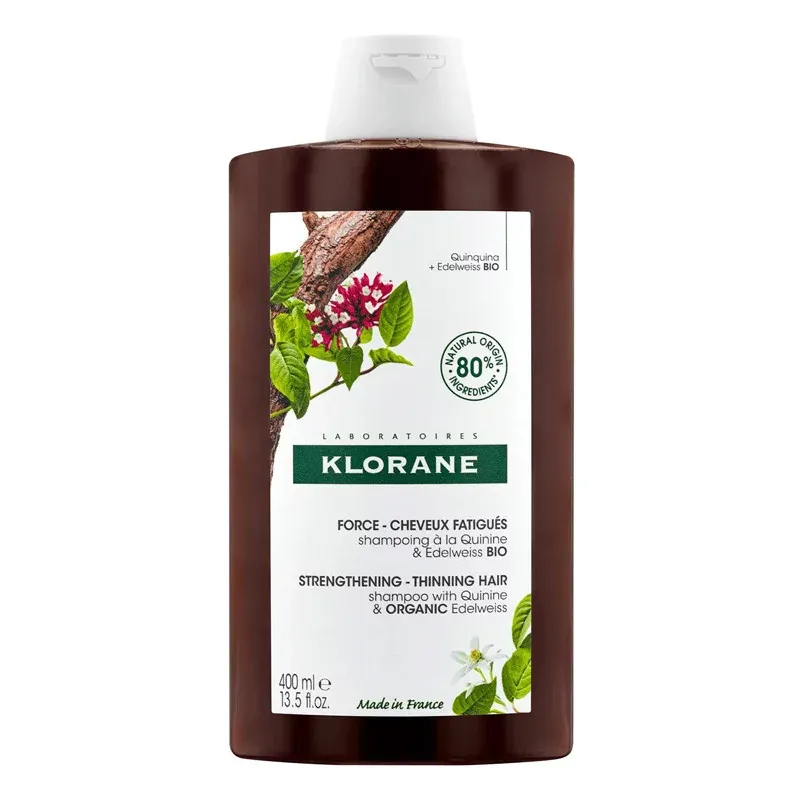 Klorane Shampooing à la Quinine & Edelweiss 400ml - Univers Pharmacie